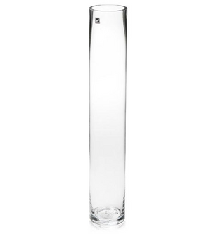 Cylinder Glass Vase 60cm