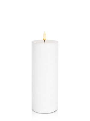 LED Pillar Candle With Wick (8cm x 20cm)