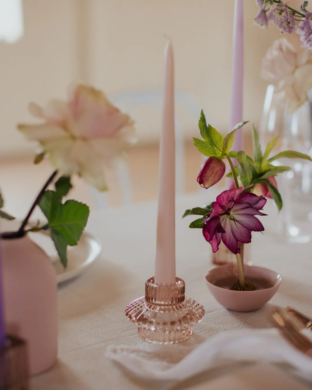 Amelia Taper & Tealight Candle Holder
