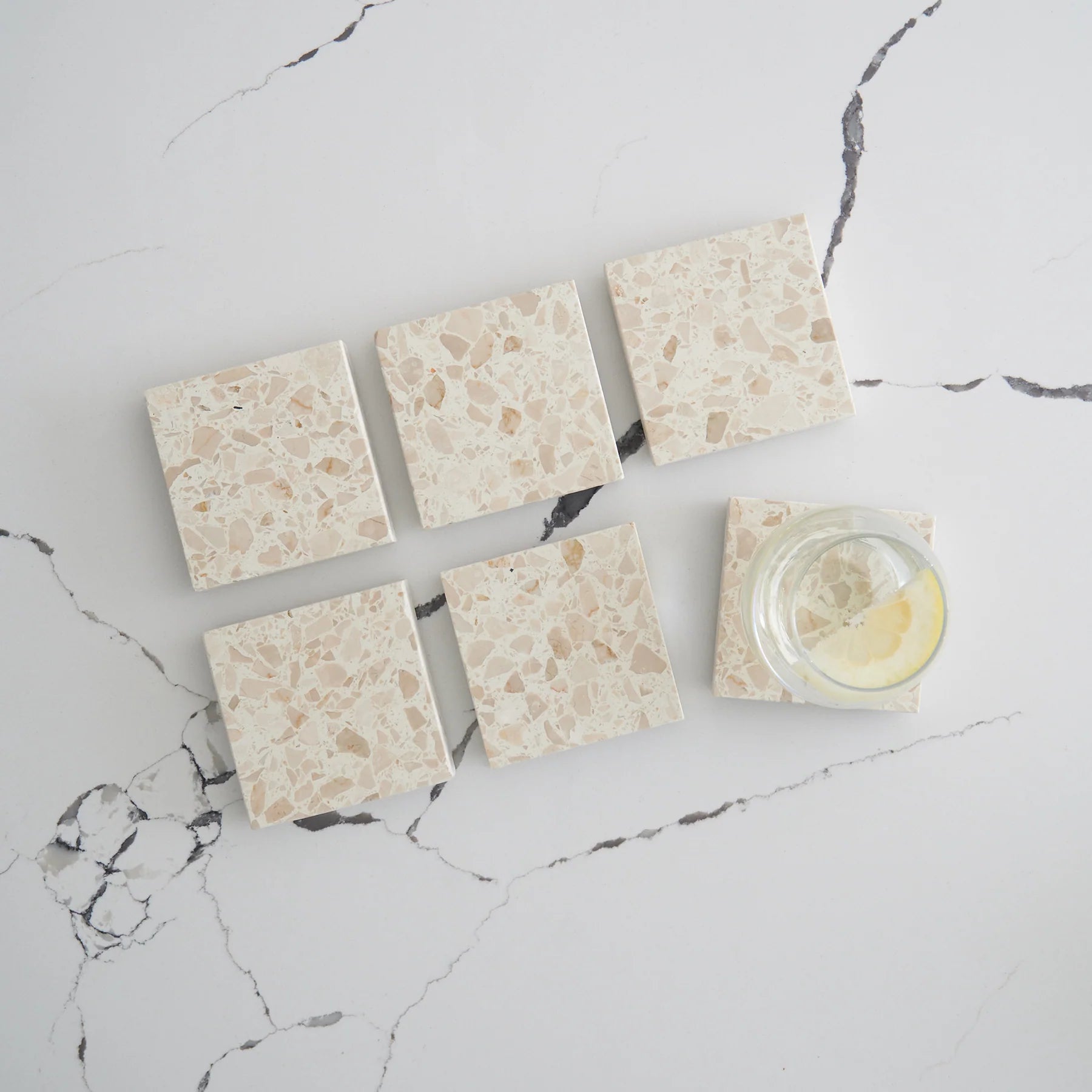 Terrazzo Set of Coasters