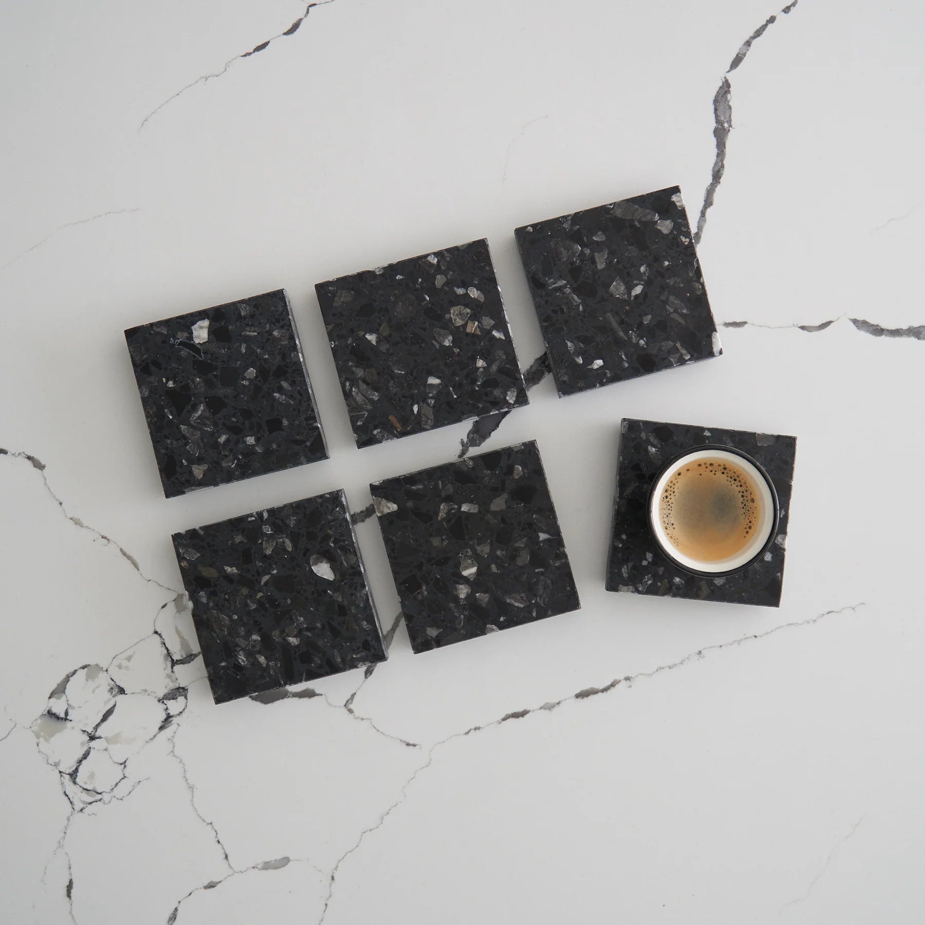 Terrazzo Set of Coasters