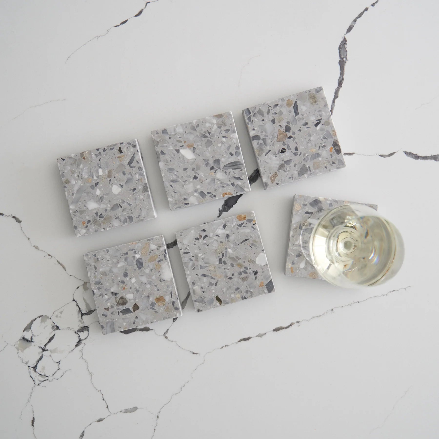 Terrazzo Set of Coasters