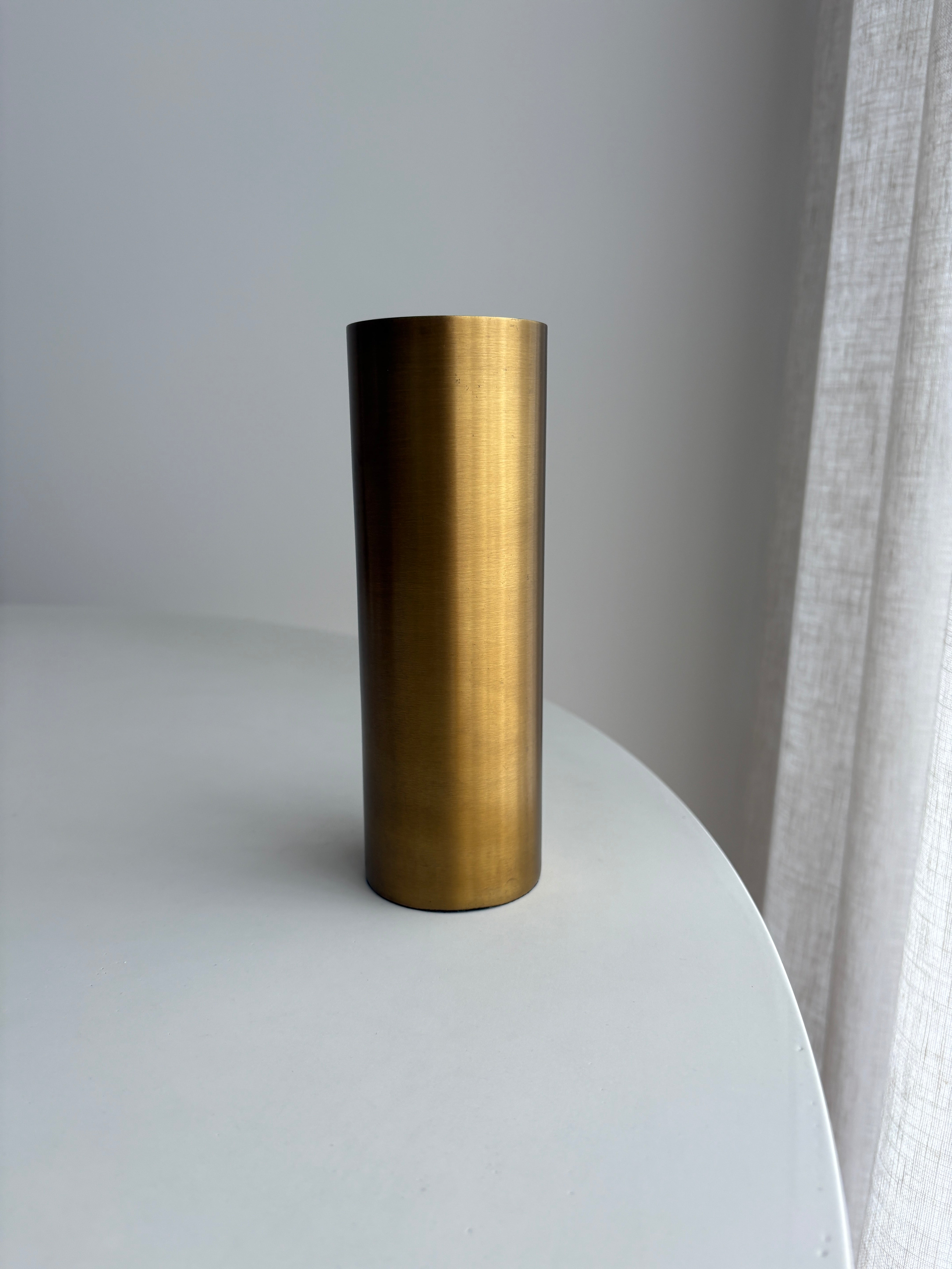 Polished Brass Vase