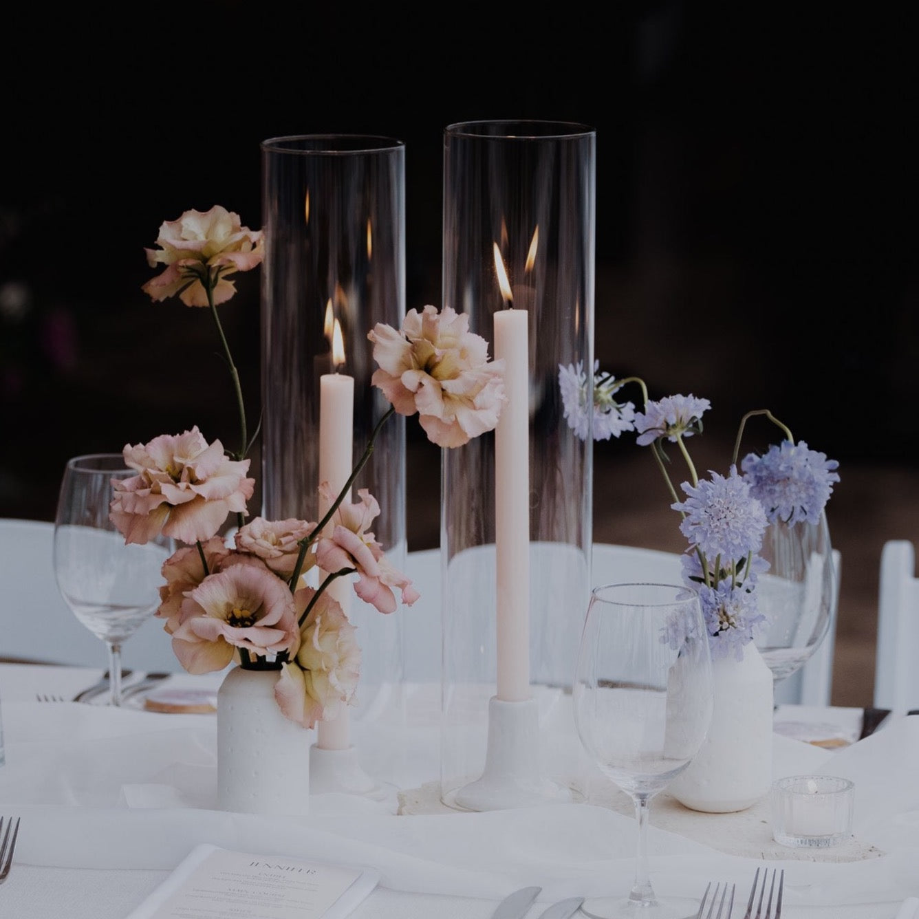 Cylinder Glass Candle Sleeve (10cm x 45cm)