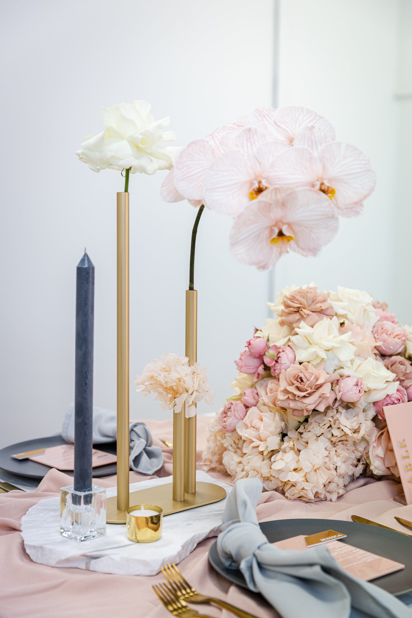 Glass Cube Candle Holder 6cm