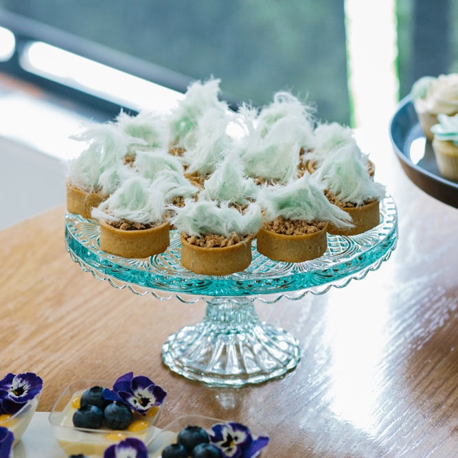 Detailed Glass Cake Stand